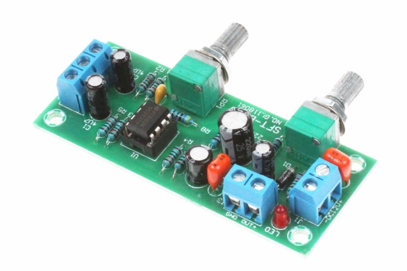 NOYITO NE5532 Single Supply Low-Pass Filter Board DC10-24V 22Hz-300Hz Subwoofer Pre-Amplifier Preamp Board - Image 4
